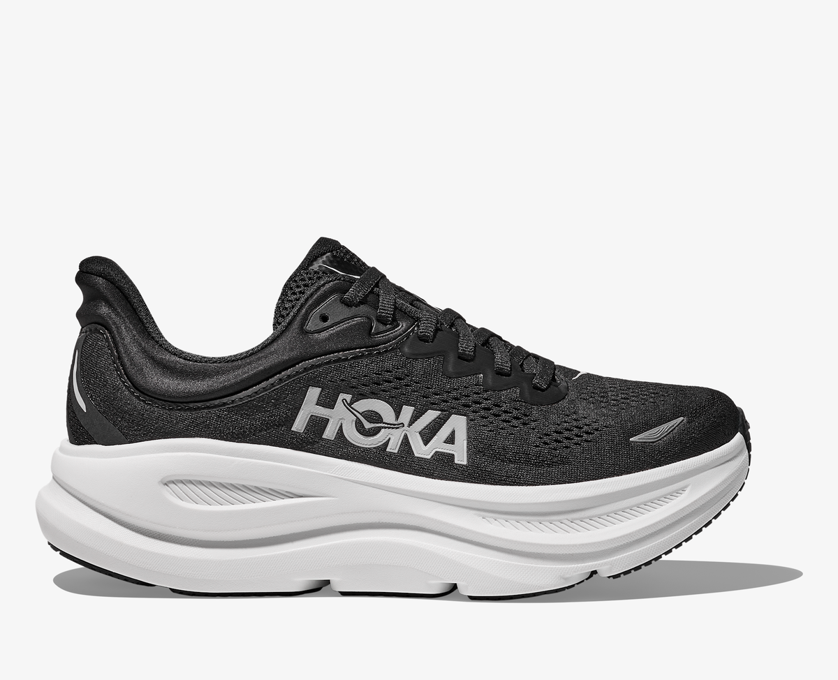 Hoka One One Bondi 9 Black White