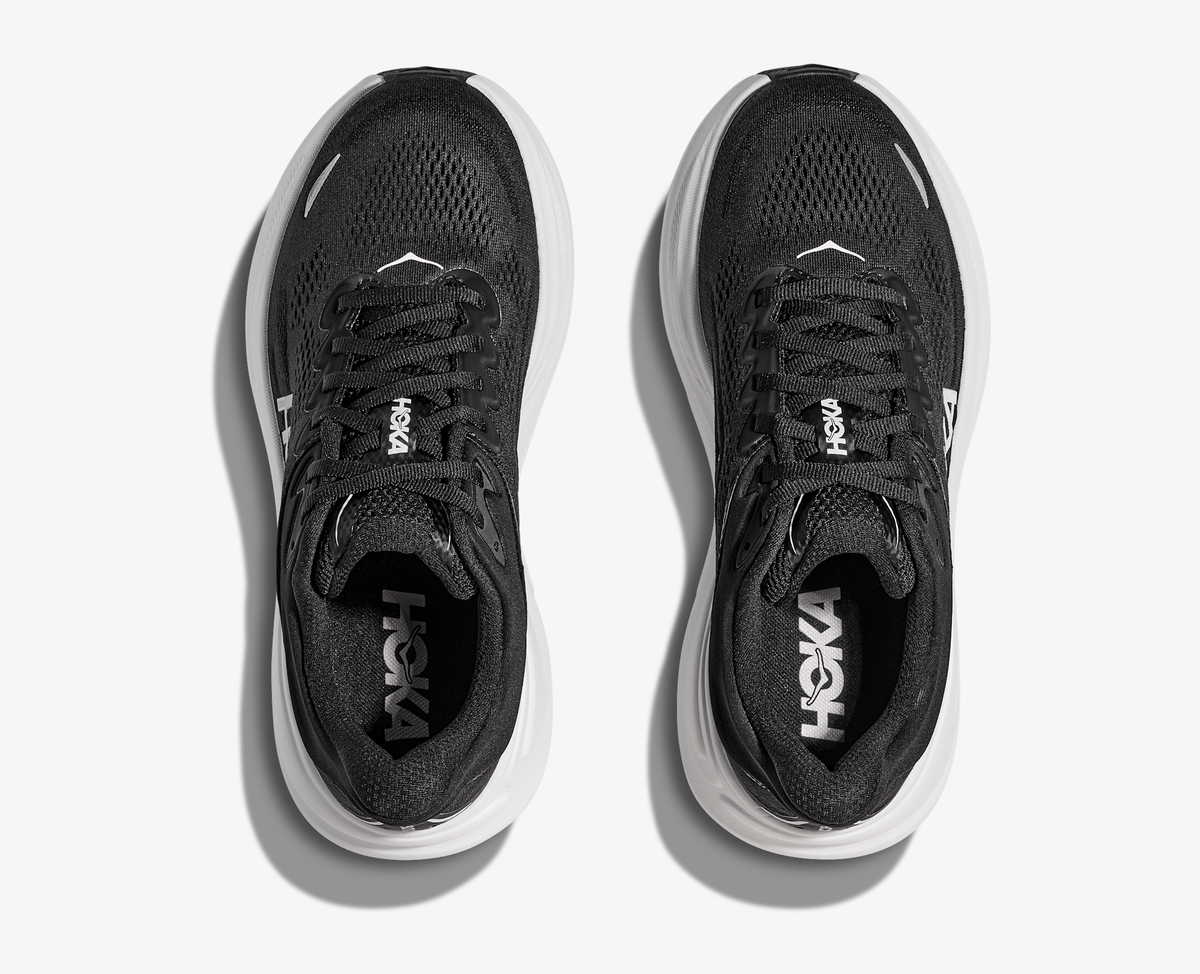 Hoka One One Bondi 9 Black White