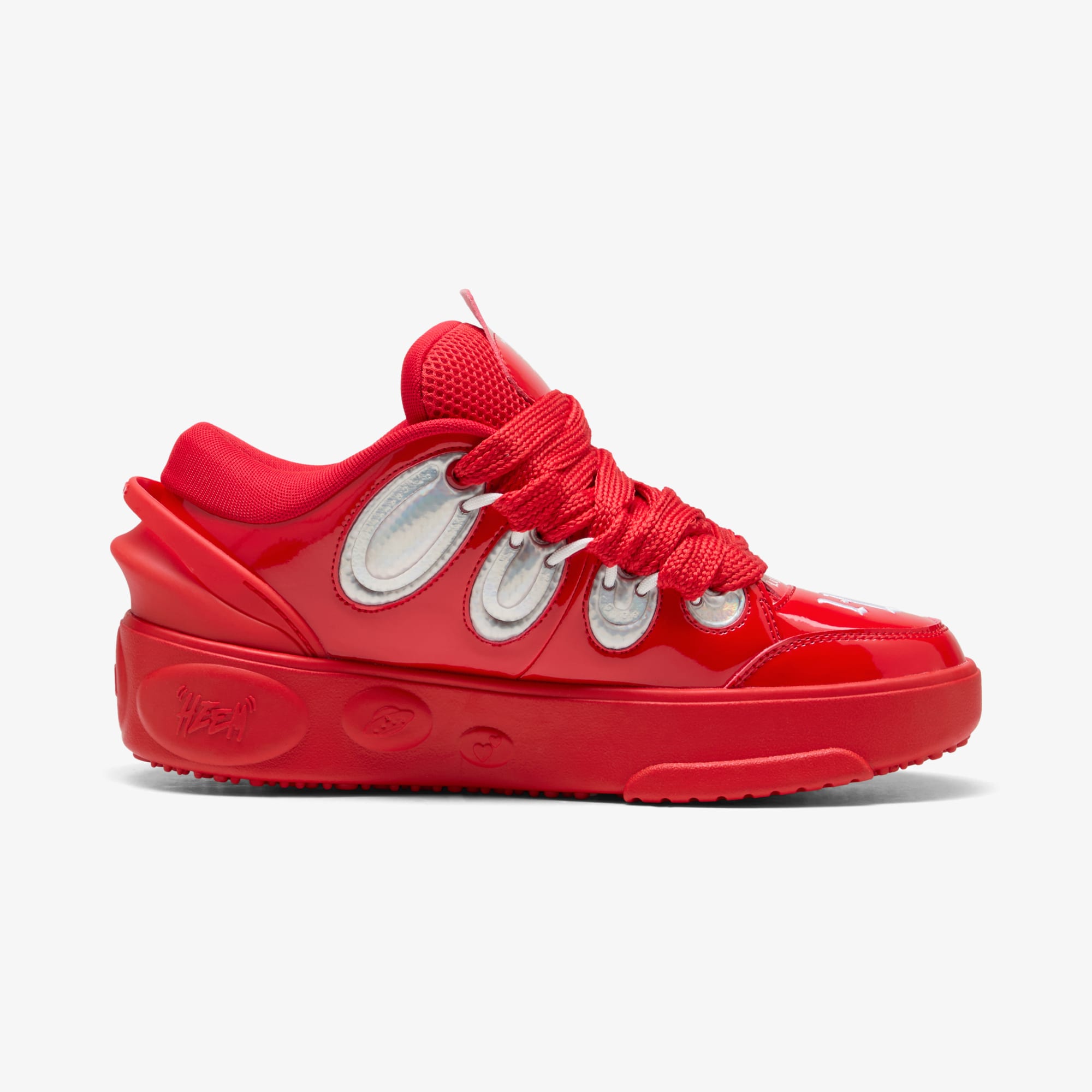 LaFrancé x PUMA Hoops 'Red Iridescent'