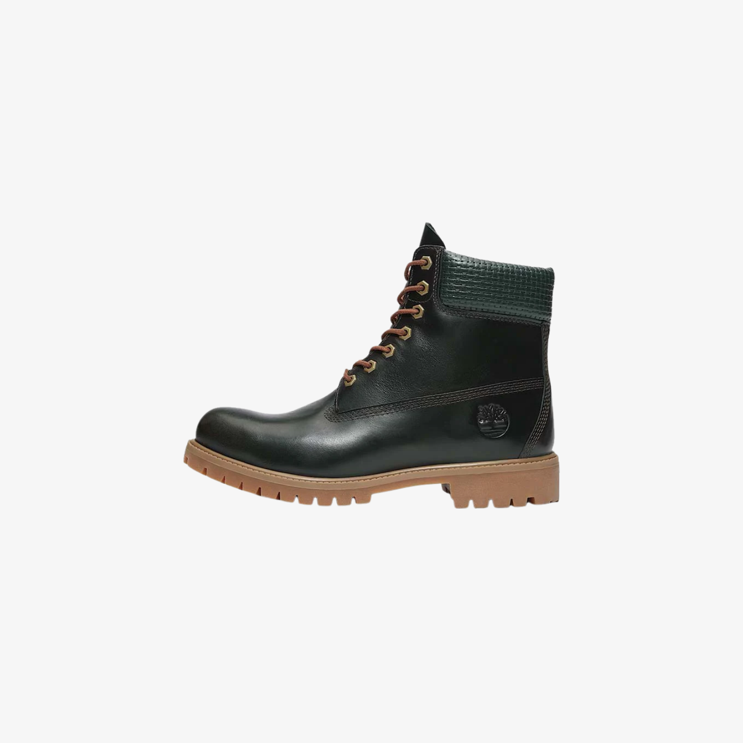 6 Inch Lace Up Waterproof Boot Dark Green Full Grain