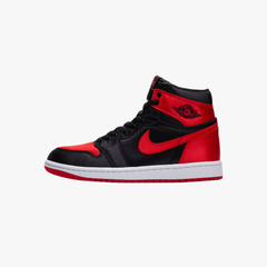 Jordan 1 High "Satin Black Red" (W)