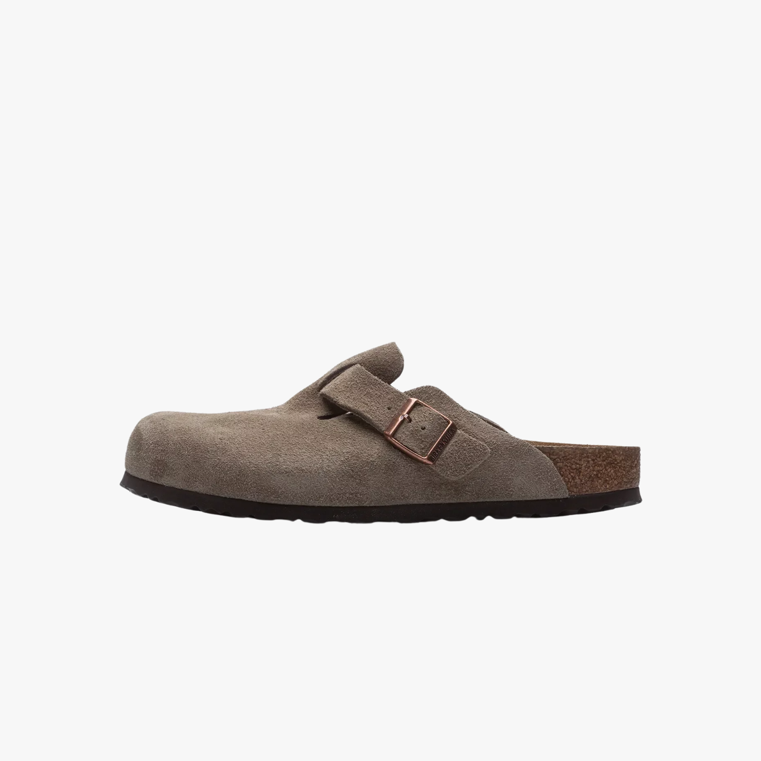 Birkenstock Boston Soft Footbed "Suede Taupe"