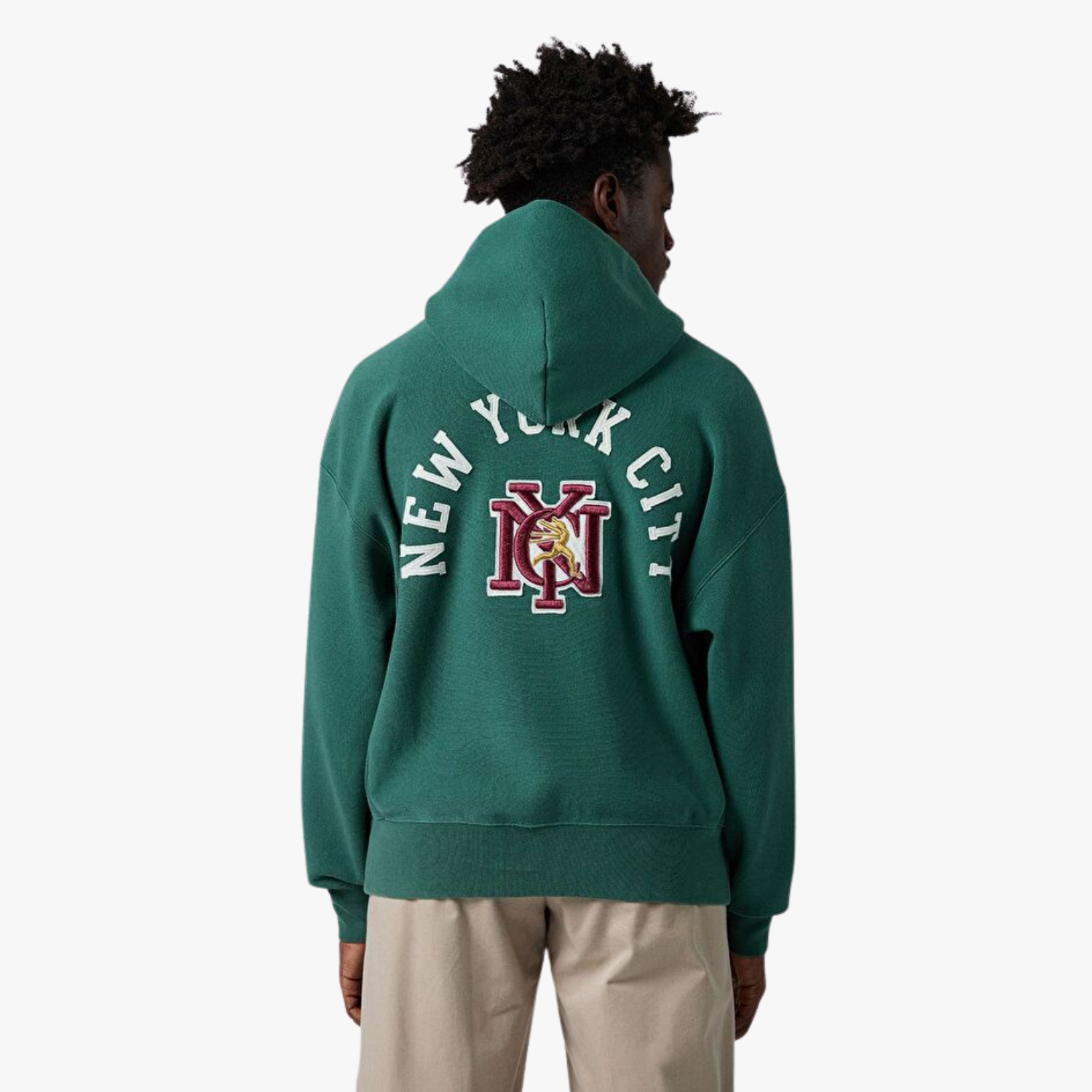 Champion Reverse Weave Hooded Full Zip Sweatshirt, Green