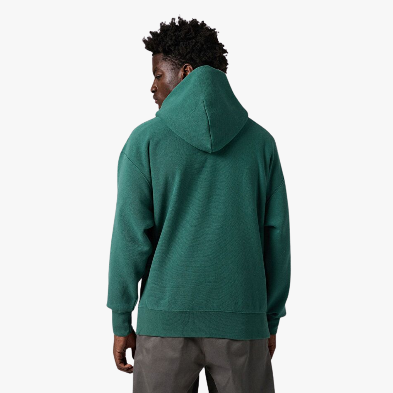 Felpa con Cappuccio Champion Reverse Weave, Verde