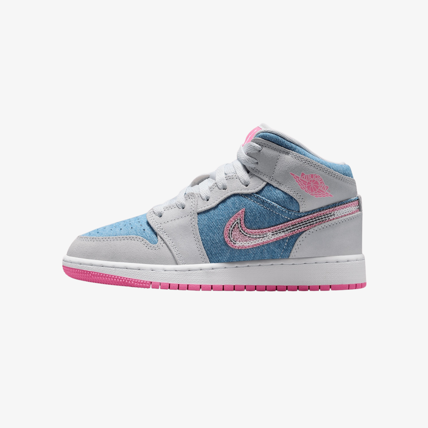 Jordan 1 Mid "Denim Sequin" (GS)