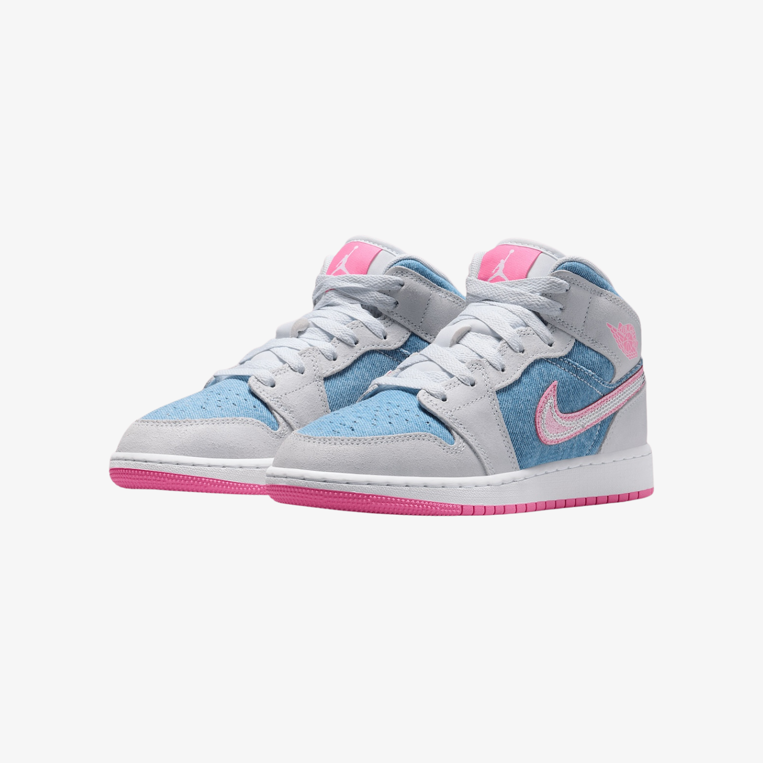 Jordan 1 Mid "Denim Sequin" (GS)