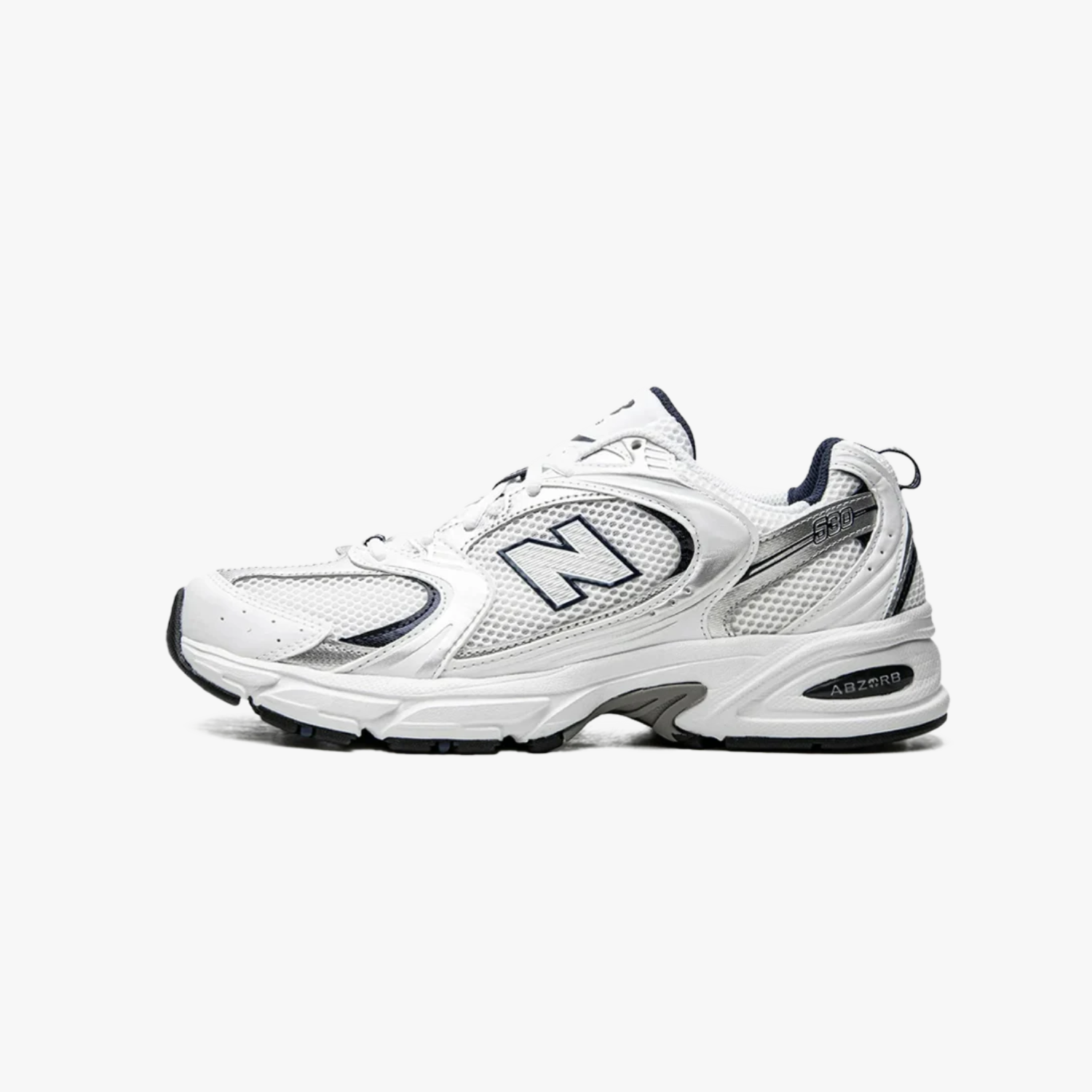 New Balance 530 "Bianco Argento Blu Navy"