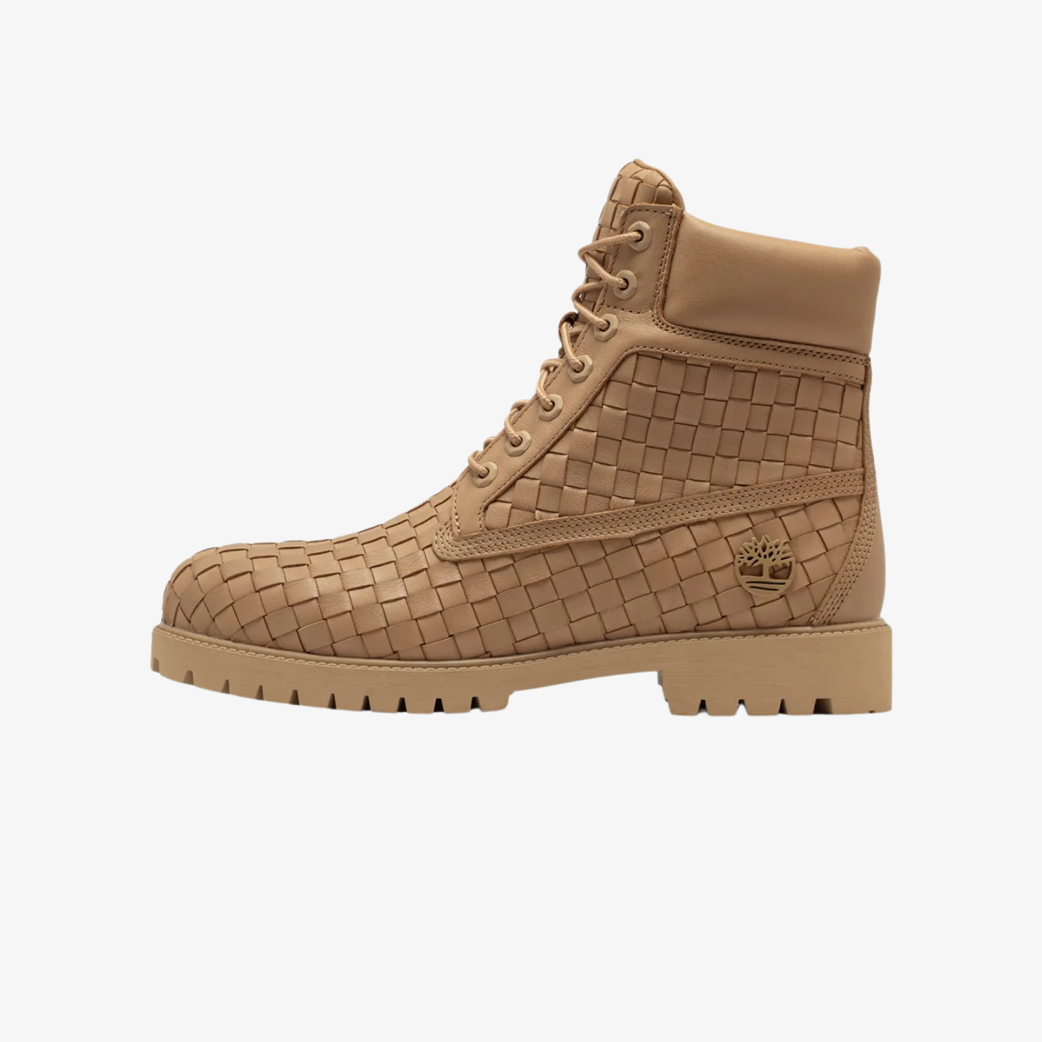 Stivaletti Timberland Woven 6 inch allacciati "Full Grain Medium Beige"