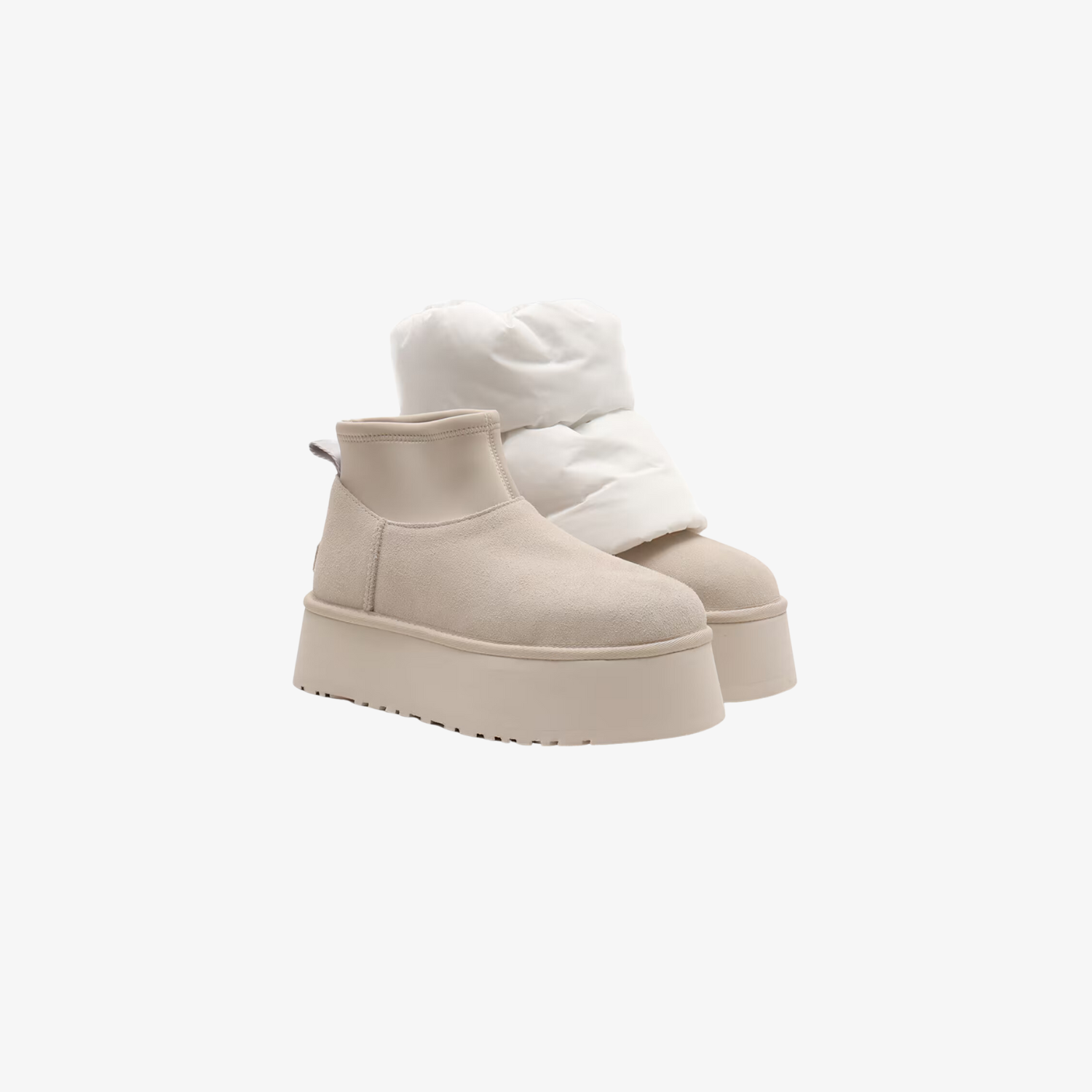 UGG Classic Mini Puffer "White Ceramic" (W)