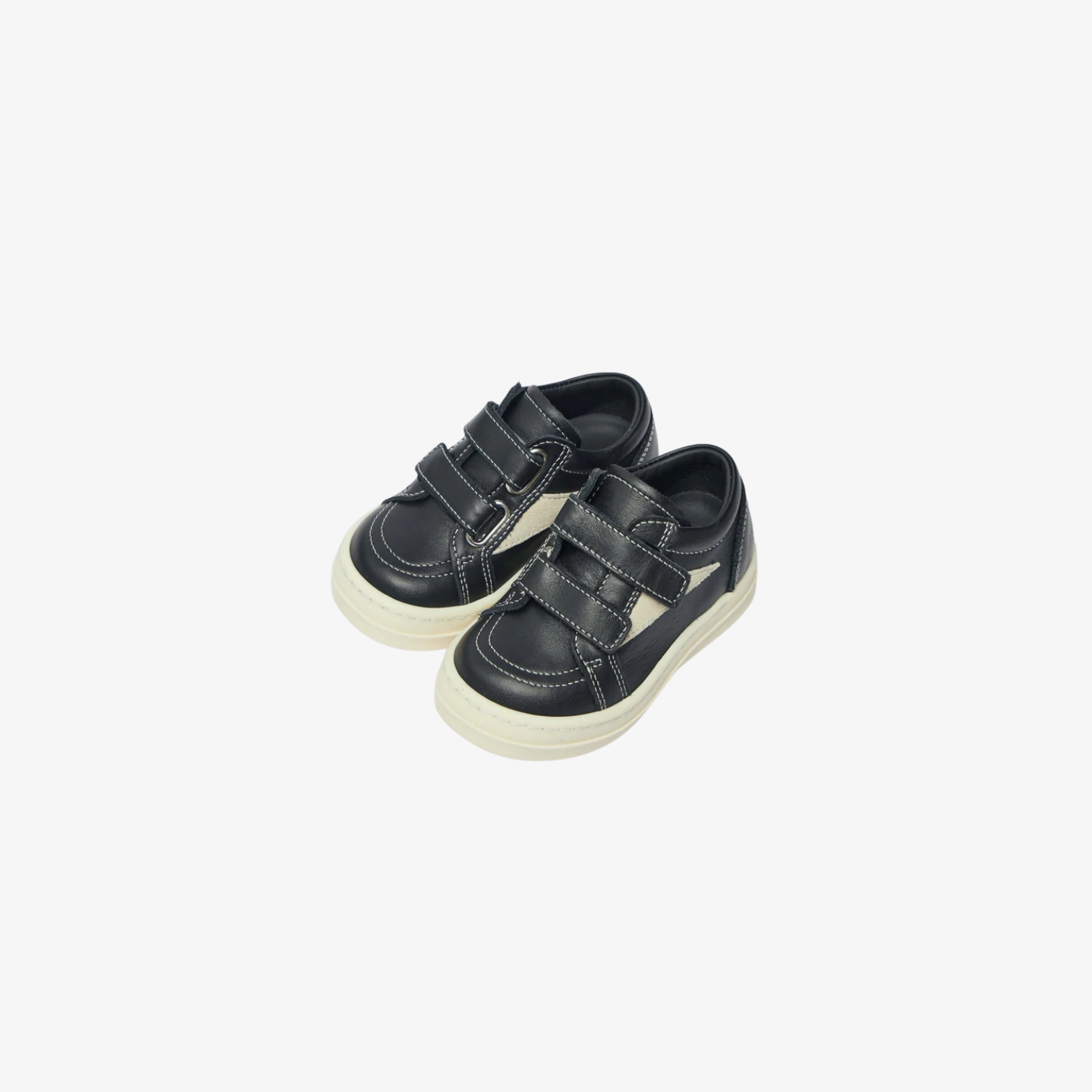 Baby Vintage Sneaks BLACK/MILK/MILK