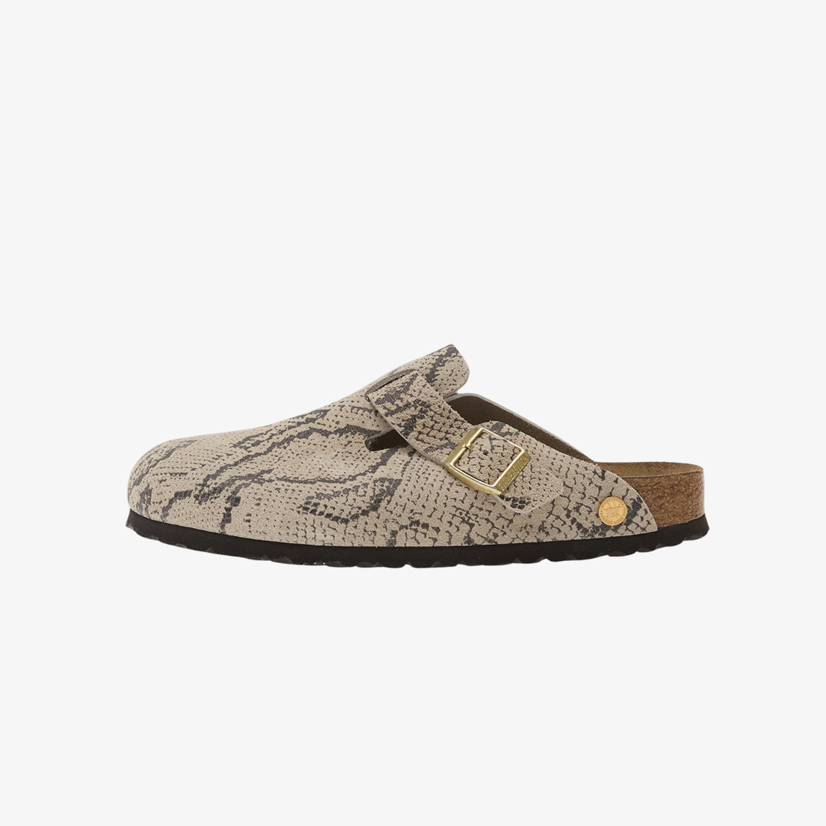 Birkenstock Boston Rivet Logo Suede Leather Mules (Women's)