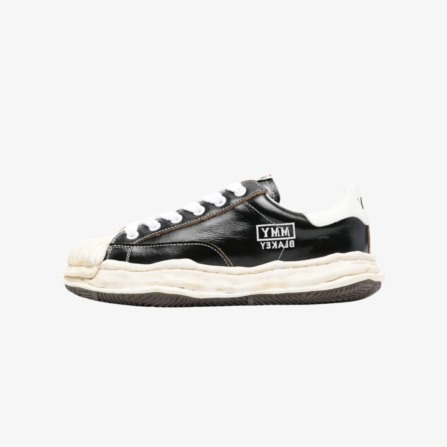 Maison Mihara Yasuhiro Blakey OG Sole Wrinkled Leather Low Black White