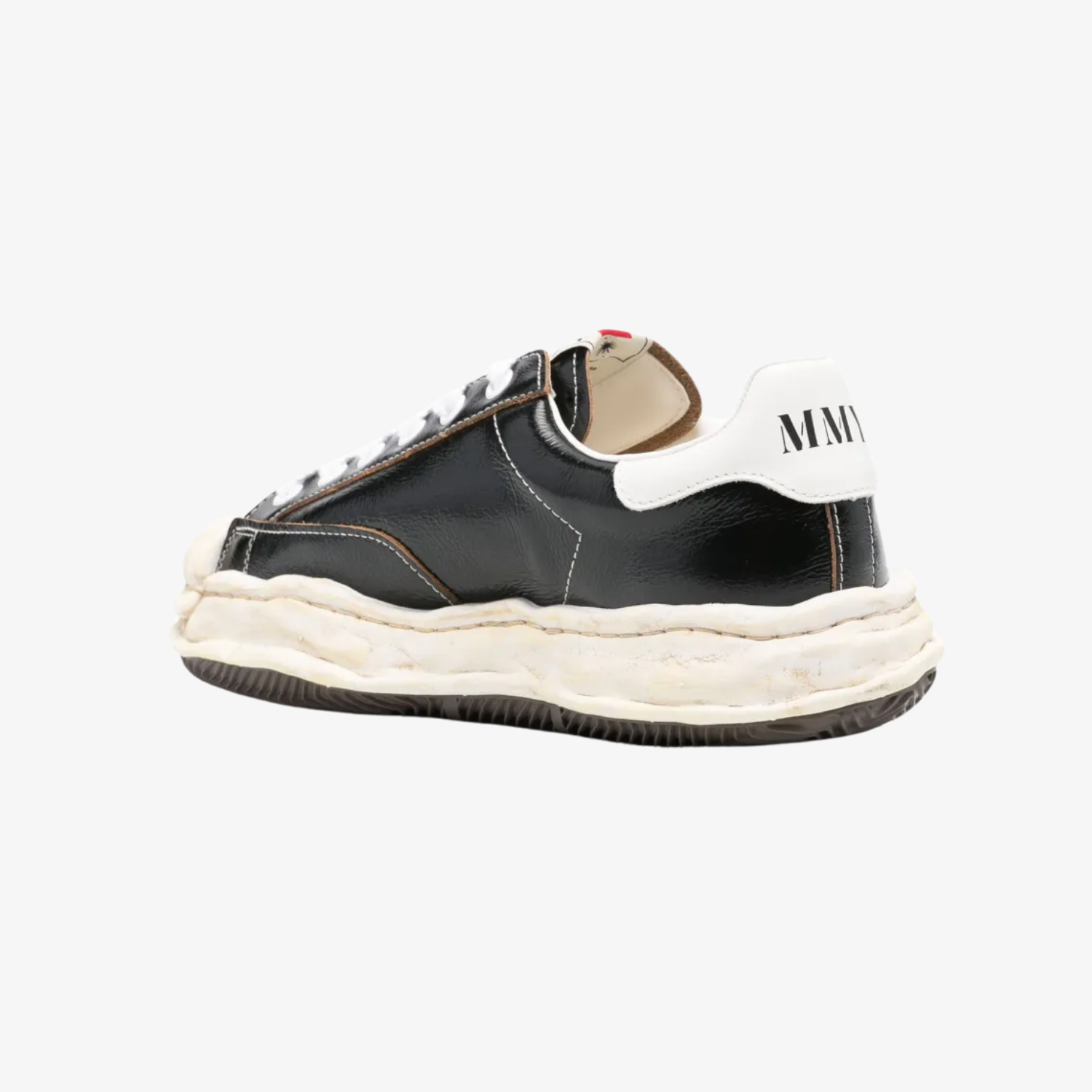 Maison Mihara Yasuhiro Blakey OG Sole Wrinkled Leather Low Black White