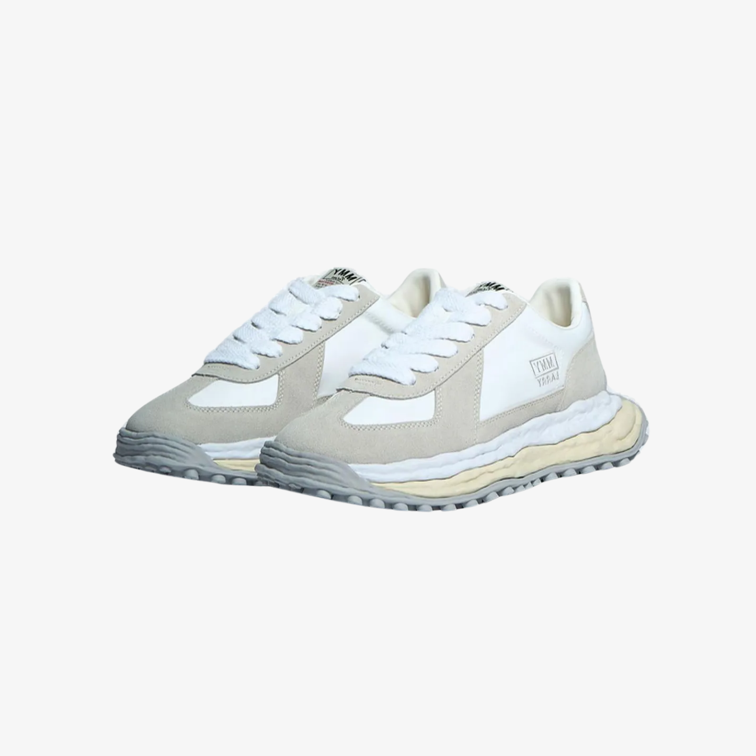 Maison Mihara Yasuhiro Larry OG Sole Mix Material Low White
