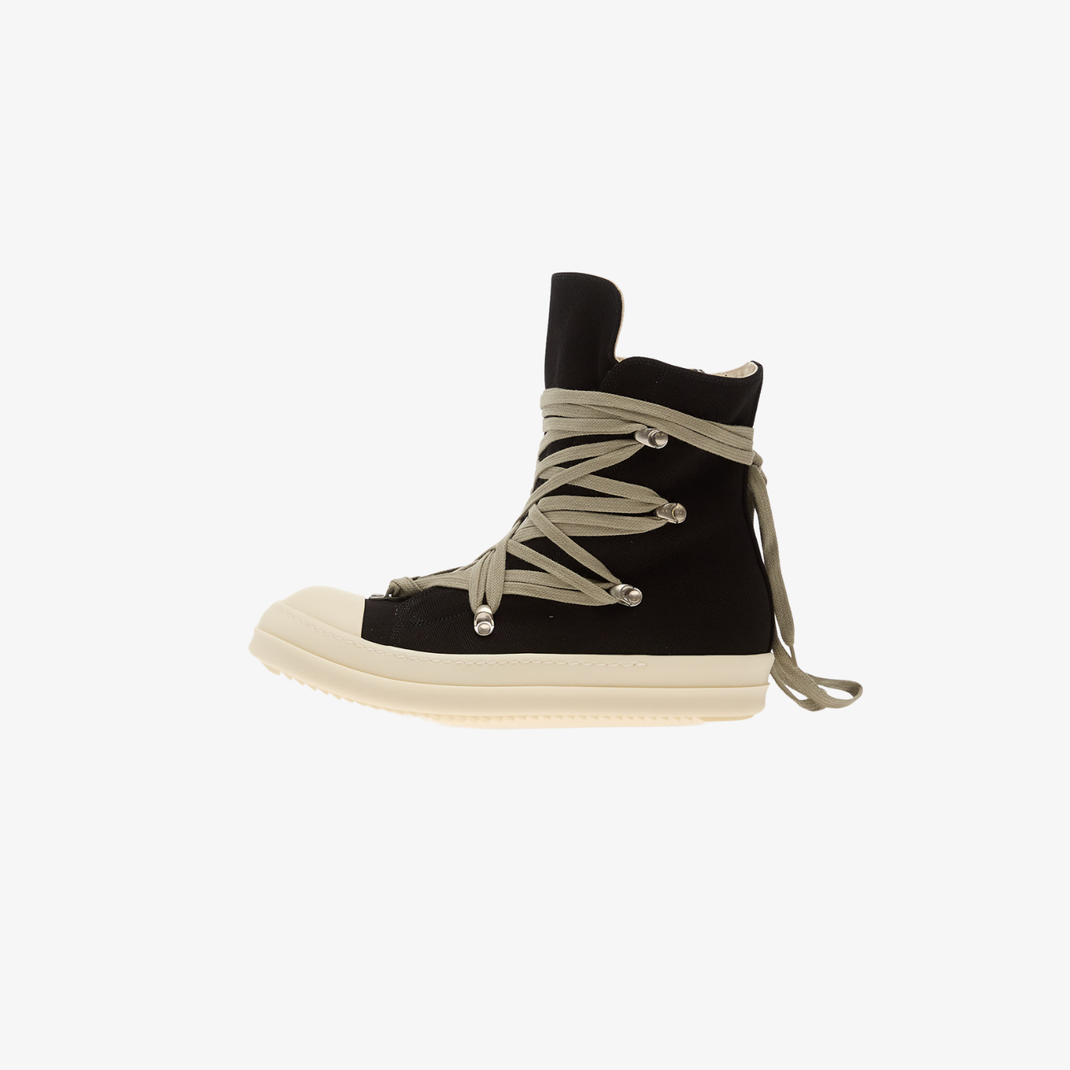 Megalace Sneaks Overdyed Denim + Mega Laces Dark Dust/Milk/Milk