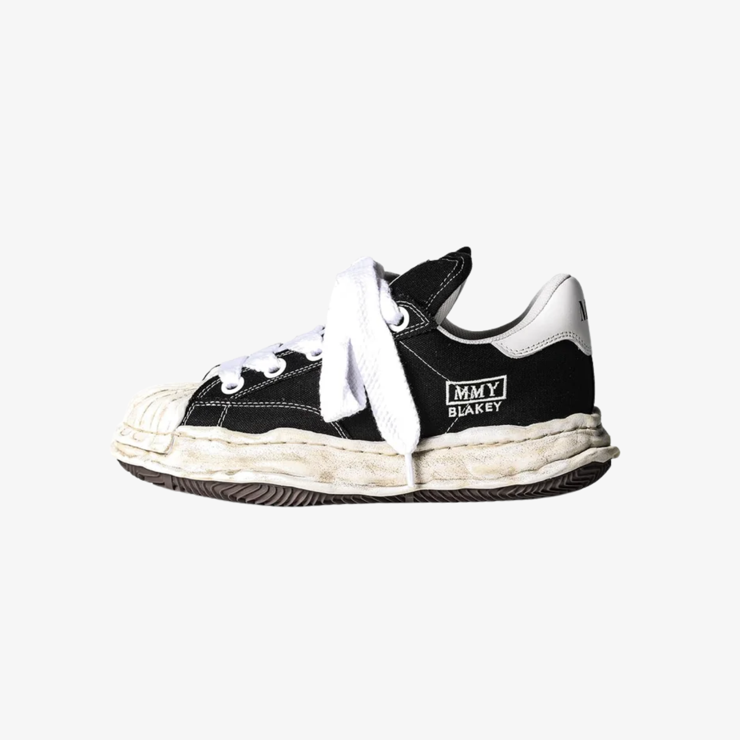 Mihara Yasuhiro Blakey Original Sole Puffer Canvas Low Top Sneaker Black