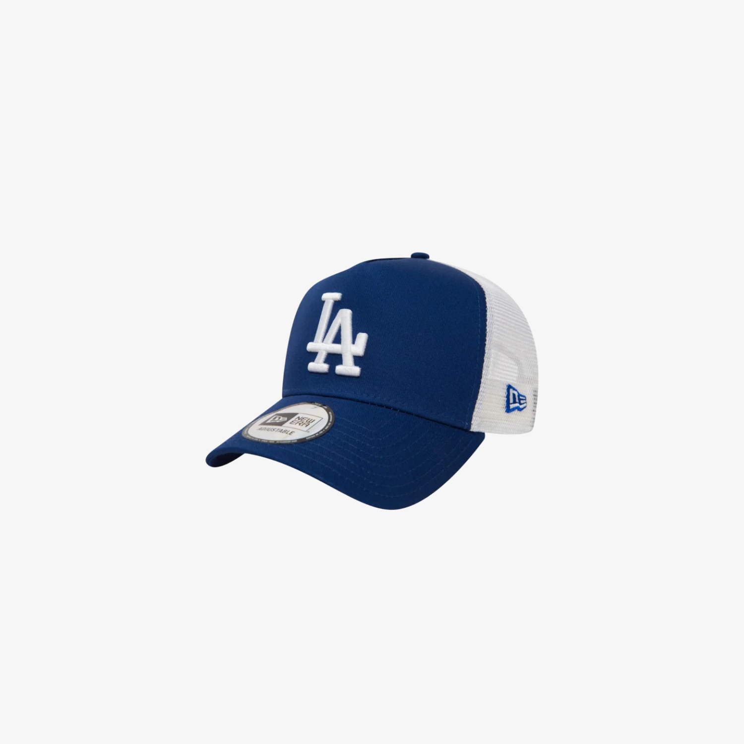 New Era LA Dodgers Clean Blue A-Frame Trucker Cap