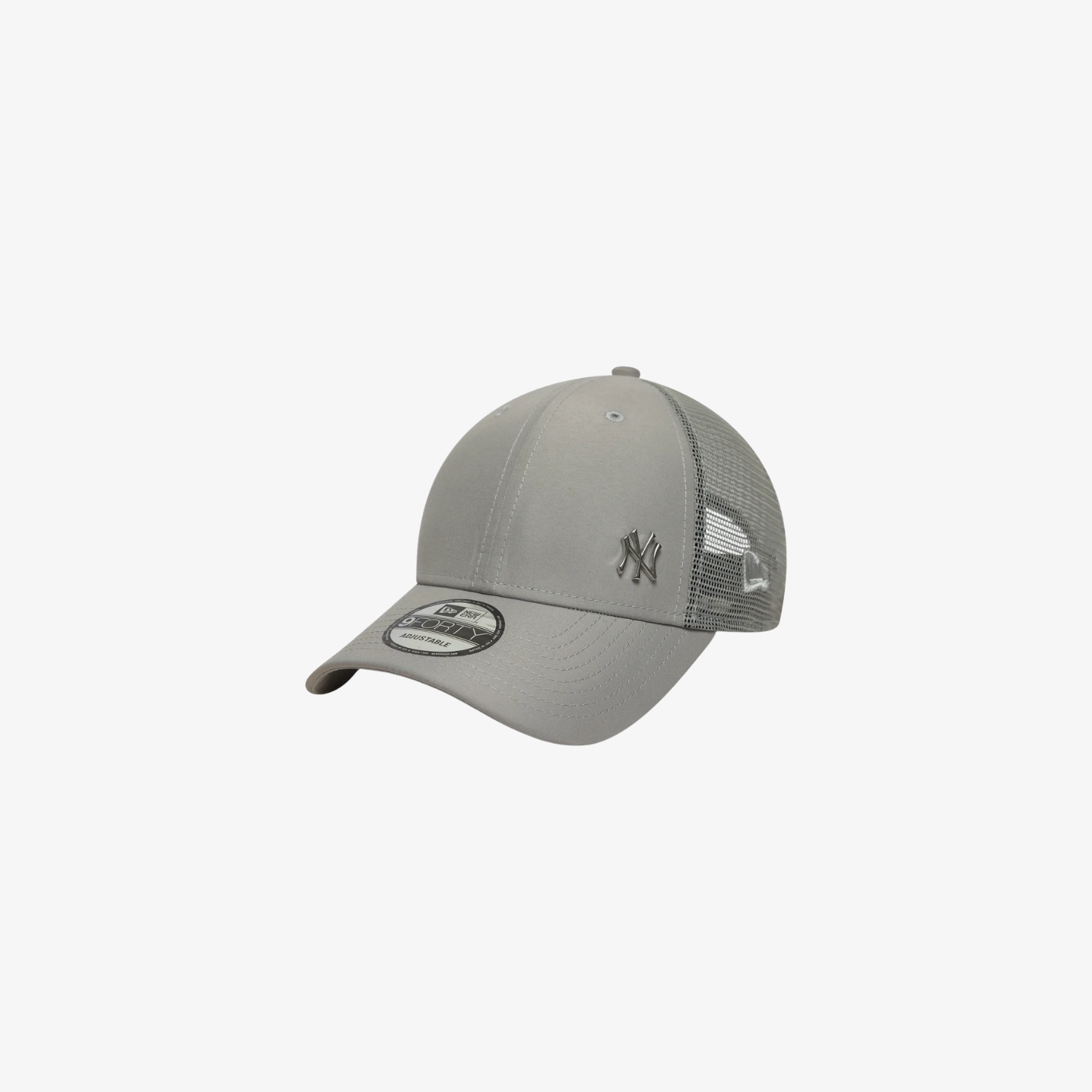 New Era Mens New York Yankees 9FORTY Flawless Trucker Cap, Grey