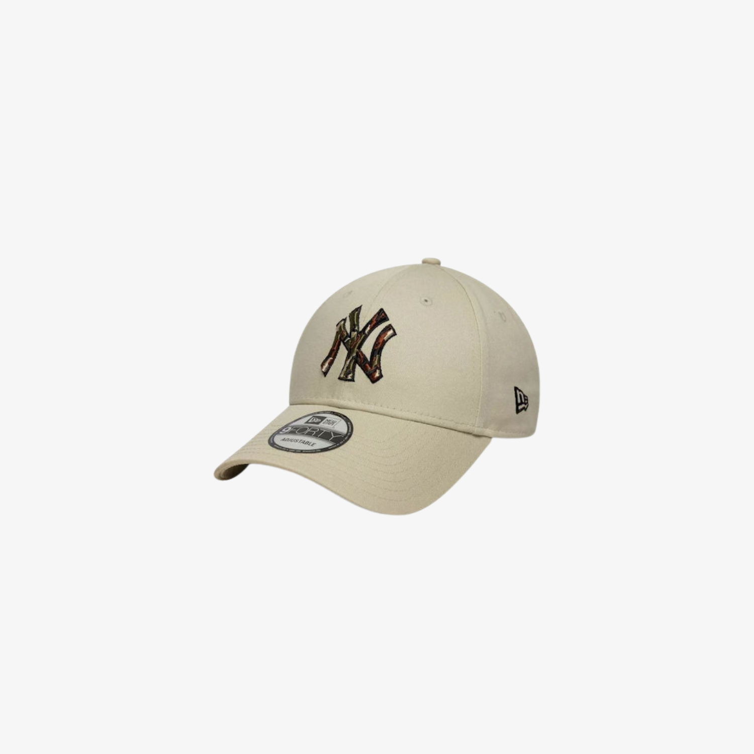 New Era New York Yankees MLB Outline Camo Cream 9FORTY Cap