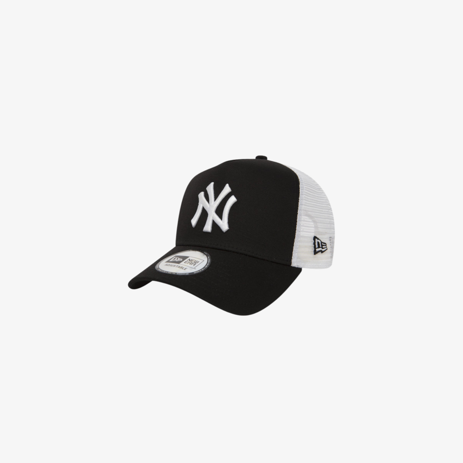 New Era Yankees Clean A-Frame Trucker Cap Black