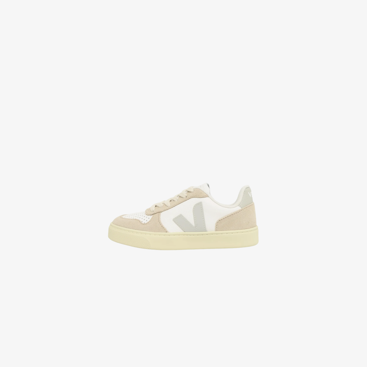 Small V-90 White Mia Natural