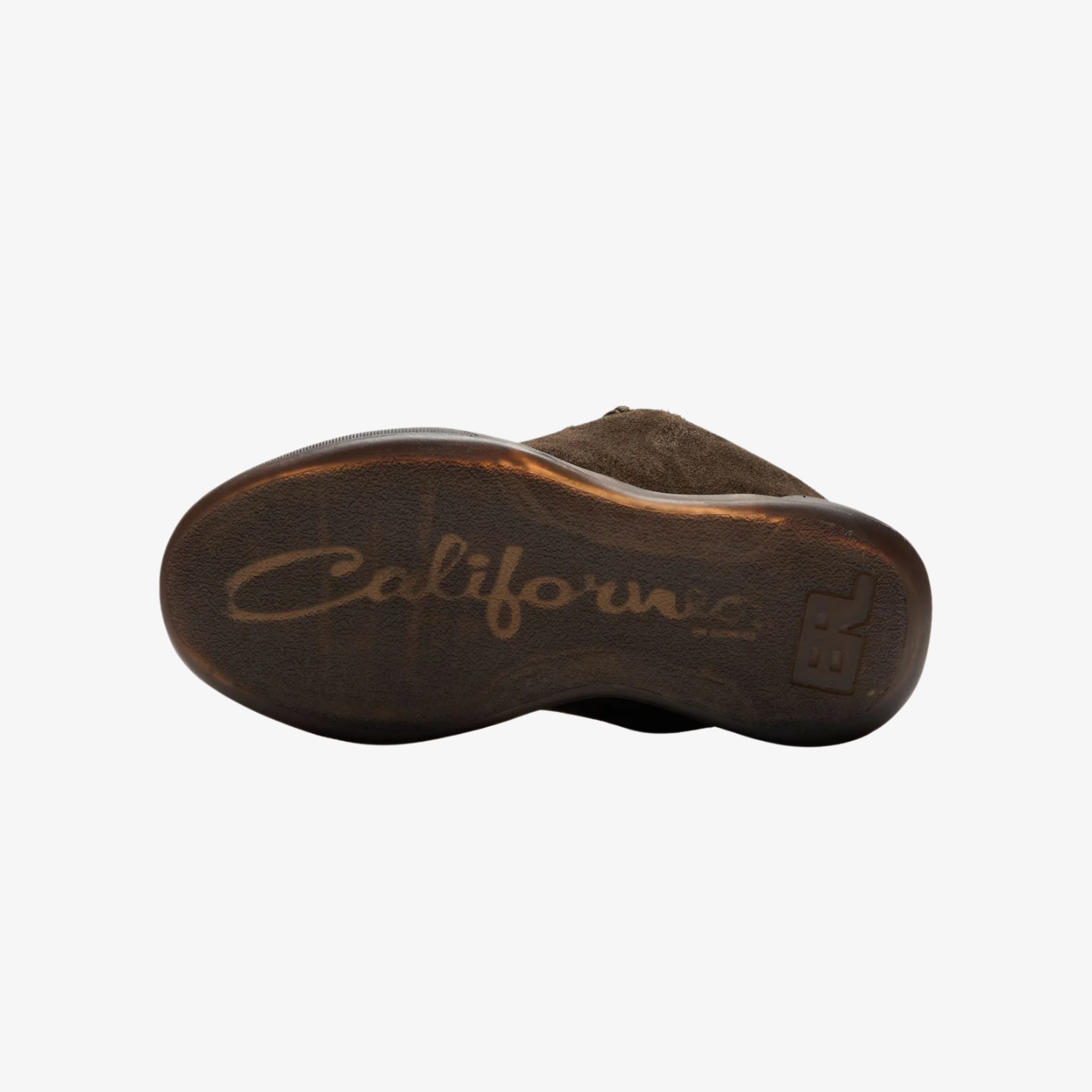 Suede Vamp Sneakers Dark Brown