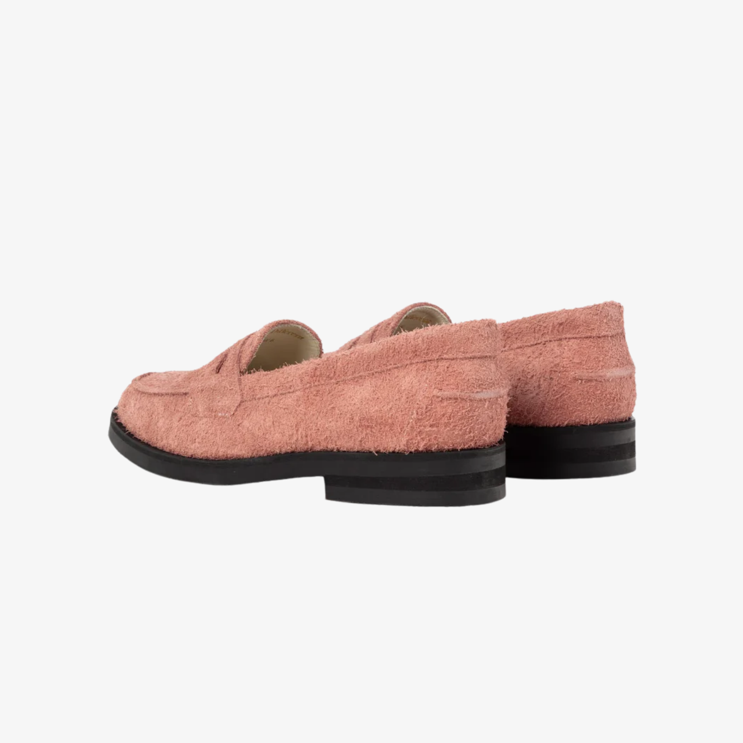 Wilde Hairy Pink Suede Penny Loafer